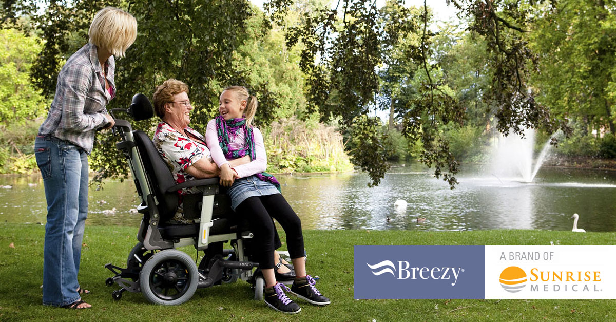 BREEZY Ibis tilt-in-space wheelchair | Sunrise Medical